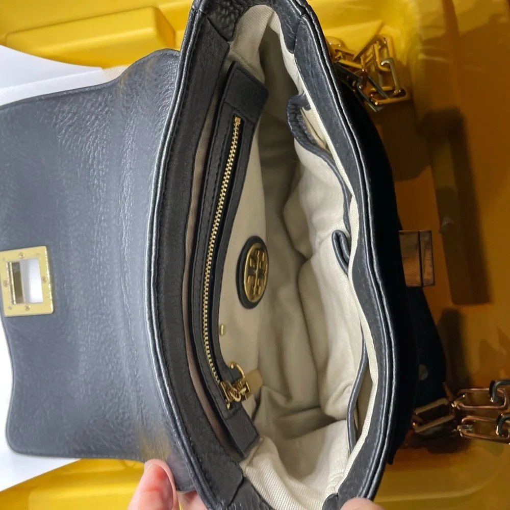 Tory Burch Black Leather Crossbody Bag